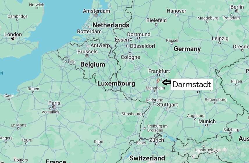 Darmstadt map